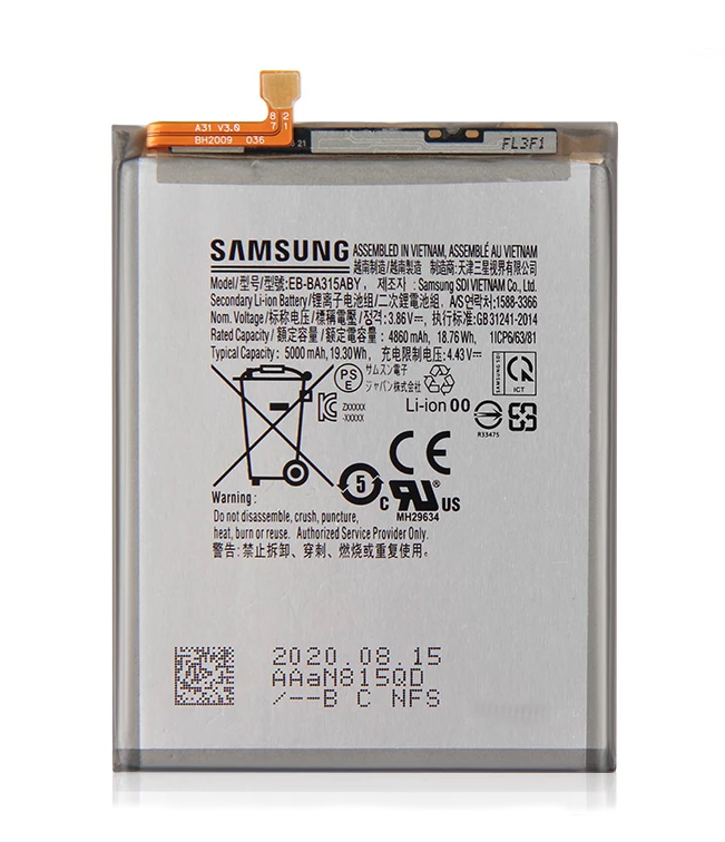 Аккумулятор для Samsung Galaxy A31 / A315 / EB-BA315ABY (5000 mAh)