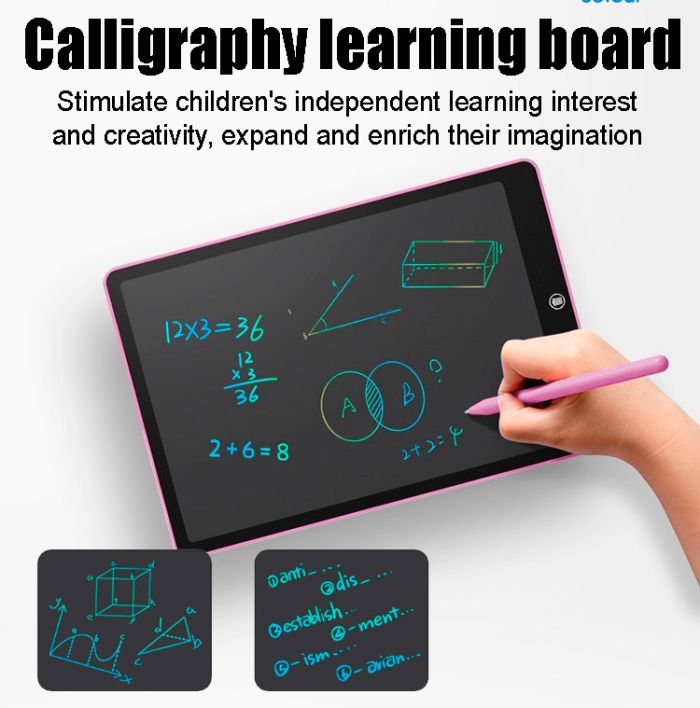 Планшет графічний для малювання, нотаток 16" LCD Writing Pad Pink