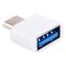 OTG перехідник USB Type-C - USB 2.0 адаптер Білий