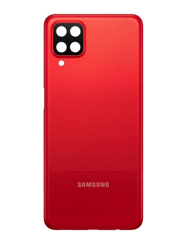 Задняя крышка для Samsung Galaxy A12 Red (AAA)