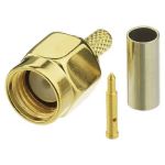 Роз'єм SMA male прямий SMA-J-1.5 пайка, обжим для кабелів RG-316, RG-174, RG-178
