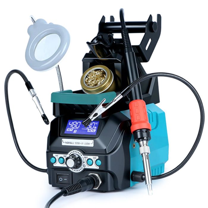 Паяльная станция YIHUA 939D+ III паяльник / 200-480°C / 4 канала памяти / 110 Вт