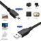 Кабель USB 2.0 - mini USB (AM/Mini 5 pin) Чорний 1.5м