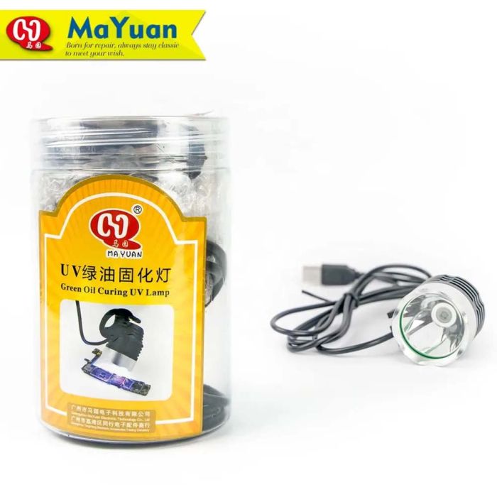Ультрафиолетовая лампа Mayuan MY-38 для сушки, полимеризации клея, лака / USB 5V / 10W