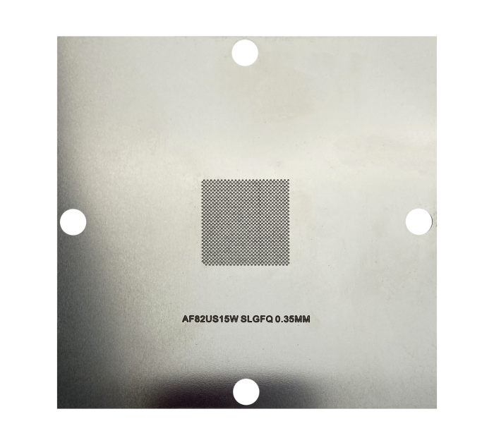 Трафарет BGA прямого нагріву AF82US15W SLGFQ (0.35 mm) 90 x 90 mm