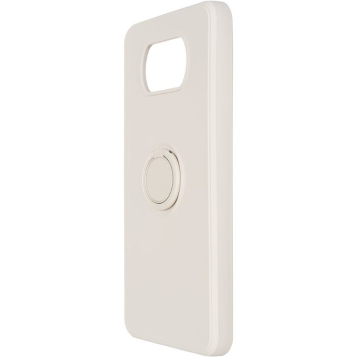 Gelius Ring Holder Case for Xiaomi Redmi 10c Ivory White
