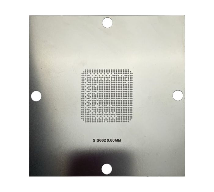 Трафарет BGA прямого нагріву SIS662 (0.60 mm) 90 x 90 mm
