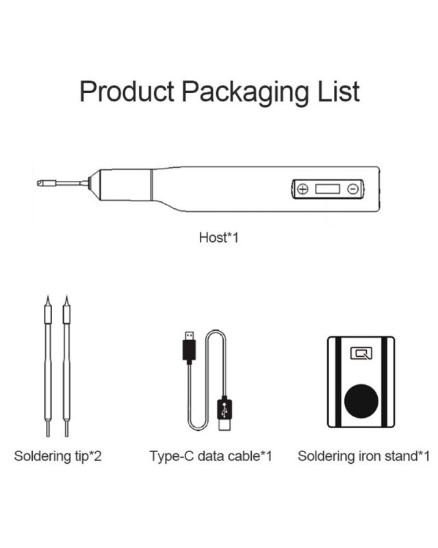 Прецизійний портативний паяльник Quick TS1 / 100-420°C / OLED / 2600 mAh / Type-C / 10W