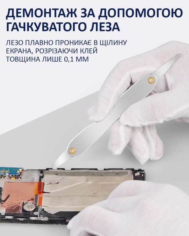 Набор лопаток TELIJIA TE-026 двусторонние, с роликом, для разборки корпусов, модулей, рамок