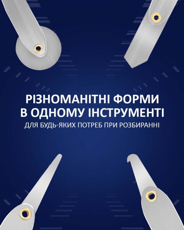 Набор лопаток TELIJIA TE-026 двусторонние, с роликом, для разборки корпусов, модулей, рамок