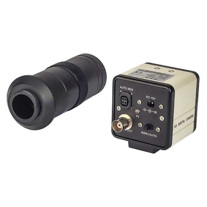 Микроскоп цифровой Kaisi 708M с монитором HD 7" / штатив / подсветка / фокус 36-240 мм / 130X / 2Mp