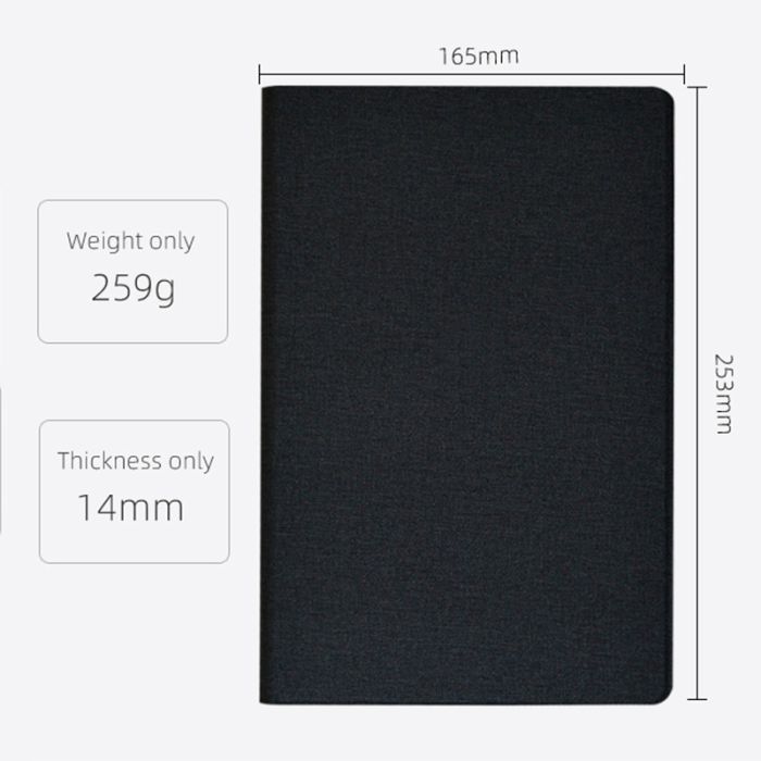 Чохол книжка для планшета Blackview Tab 11 / Tab 11 SE / підставка / силіконова основа / чорний