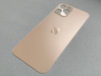 Заднее стекло корпуса для Apple iPhone 12 Pro золотистое со стеклом камеры