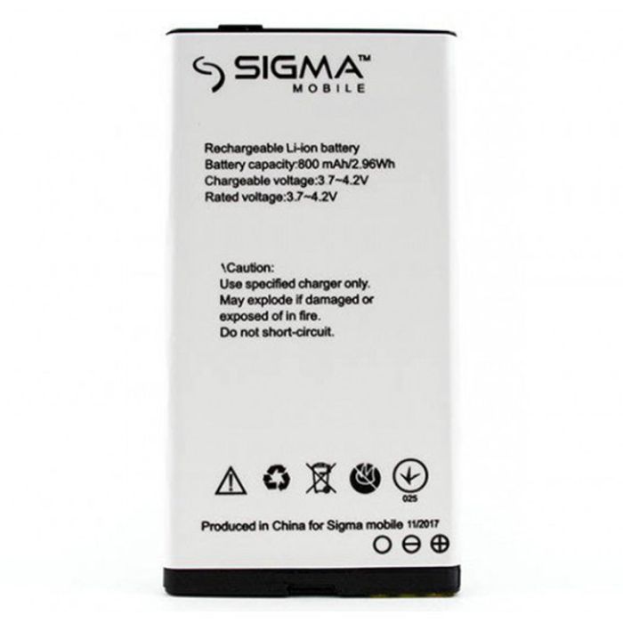 Акумулятор для Sigma Comfort 50 Slim оригінал