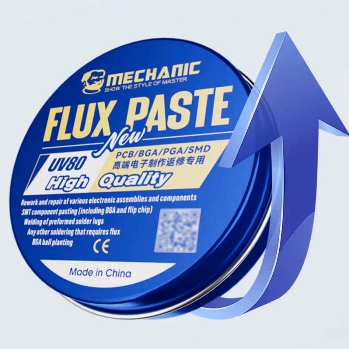 Флюс-паста MECHANIC UV80 60 гр (без вмісту галогенів)