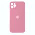 Silicone Case Full Camera Square side for iPhone 12 Pro Pink
