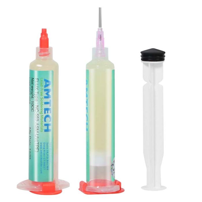 Флюс-паста AMTECH NC-559-ASM-UV (TPF) безотмывочная, с дозатором, 10CC, Original