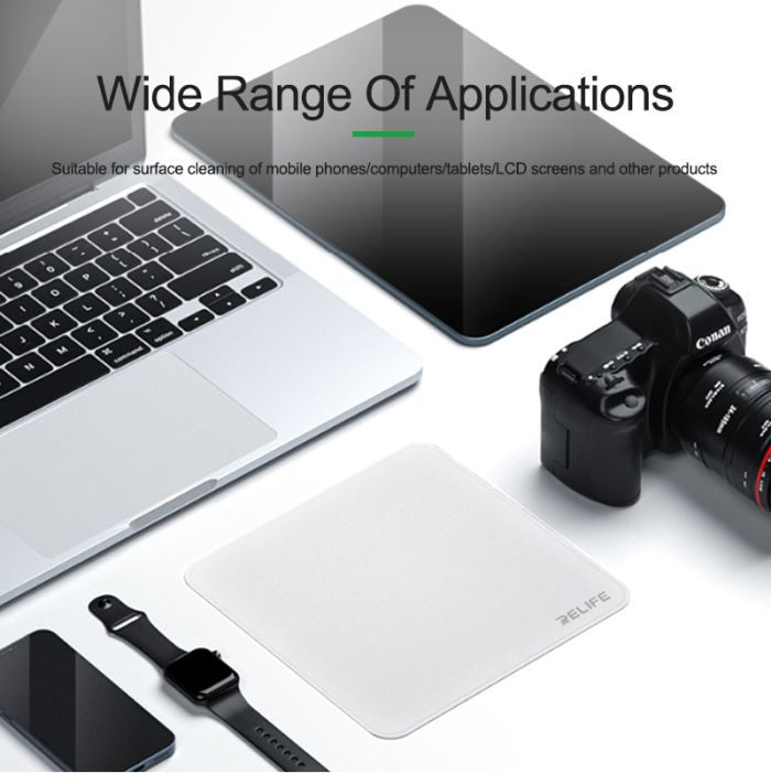 Салфетка Relife RL-045C для чистки дисплеев, техники, микрофибра