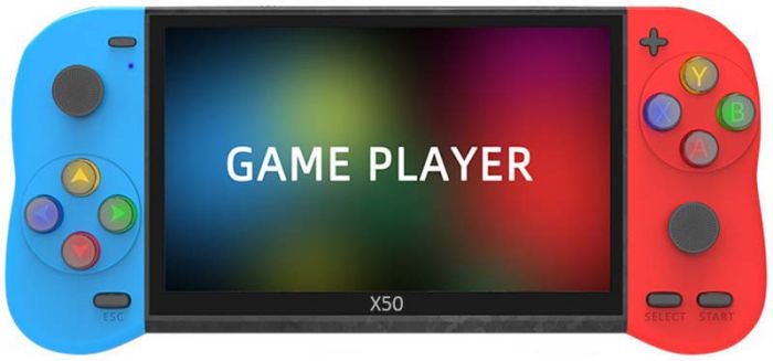 Портативна ігрова приставка X50 / 5.1'' / 8Gb / 6800+ ретро ігор / підключення до TV / 1500mAh