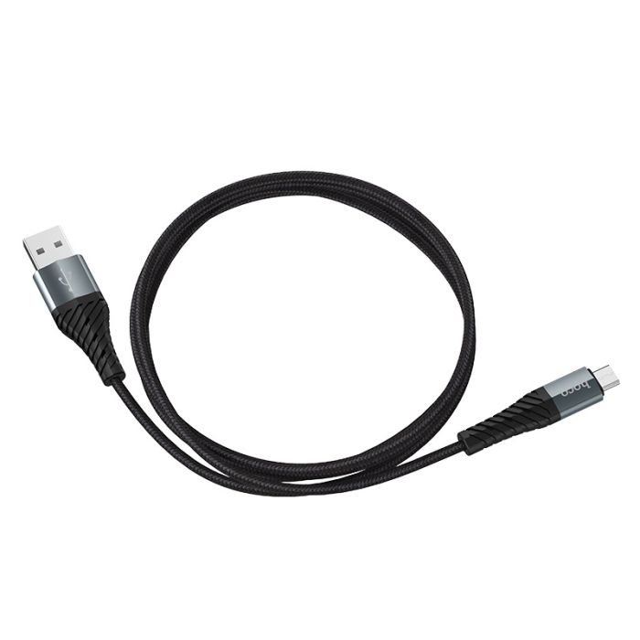 USB кабель Hoco X38 Micro 2.4A 1m чёрный