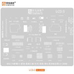 Трафарет BGA Amaoe FaceID / LCD:3 для iPhone 6S - 14 (0.12mm)