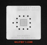 Трафарет BGA Amaoe для ноутбука W614TB37 Macbook A2159 0.15mm магнит