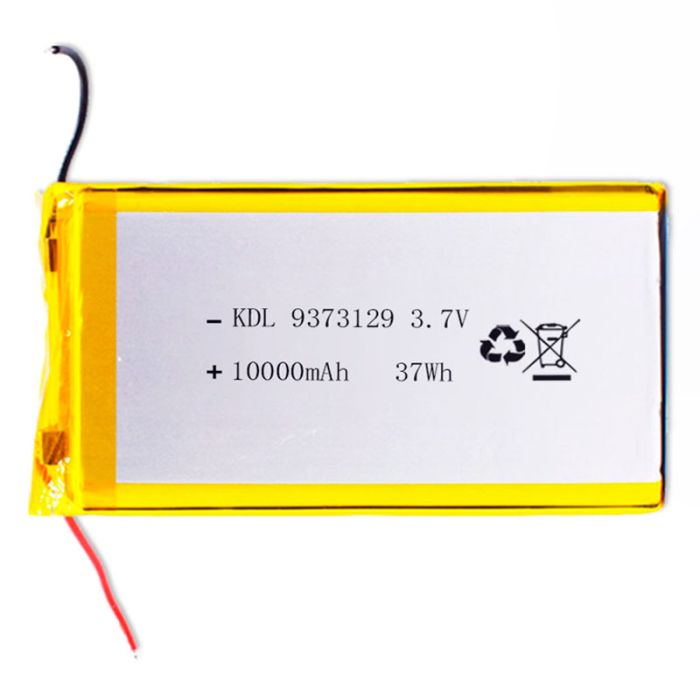 Акумулятор літій-полімерний 10000mAh для Power Bank / 3.7V / 129x73x9.3 mm