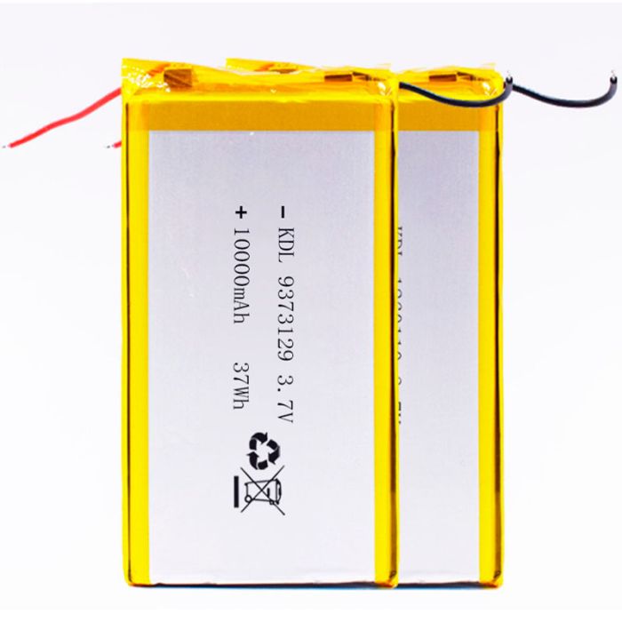 Акумулятор літій-полімерний 10000mAh для Power Bank / 3.7V / 129x73x9.3 mm