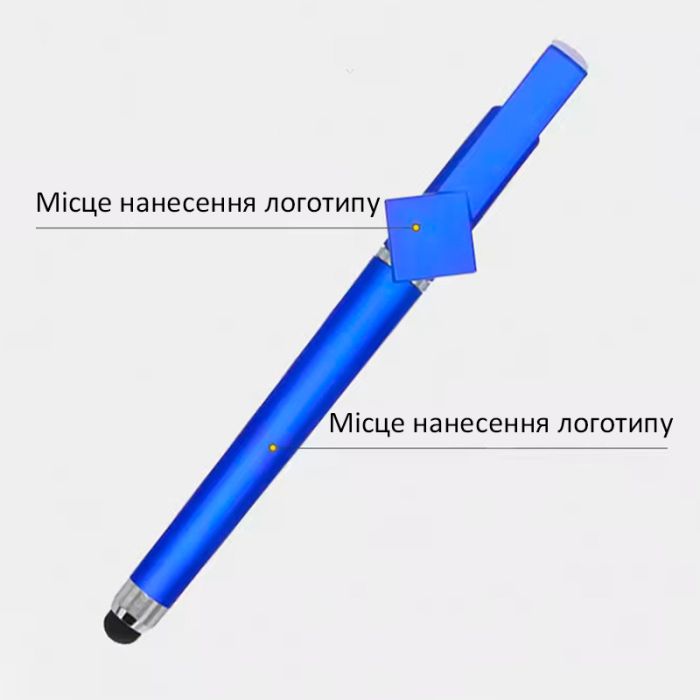 Ручка сувенірна VNGSM кулькова зі стилусом та підставкою Green