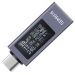 Багатофункціональний USB тестер KOWSI KWS-2301C Type-C / ударостійкий / QC3.0 / 4-30V / 12A