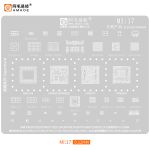 Трафарет BGA Amaoe MI:17 Redmi Note10/10pro/11/11 Pro/ 11Pro+/11E/11SE/11R/12 PRO/12PRO+ / POCO M3 PRO/M4 PRO/X3GTMT6315CP/MT6190MV/MT6359/6365/MT6190W/89080/58090/77048E/VC7920-11/RAM 556/MT6891Z/MT6893Z/MT6877V/MT6833V/MT6355XP/BQ25980/33730-11/MT6