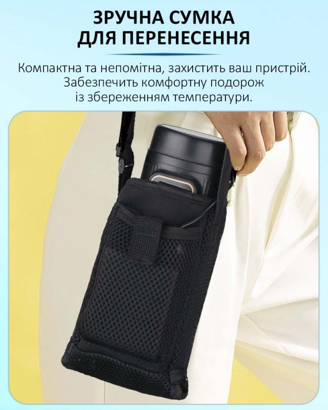 Медицинский портативный мини холодильник Coolbox KJX-006 для лекарств, инсулина / сумка, USB, 220V,АКБ снаружи