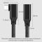Кабель удлинитель Type-C – Type-C Elbow PQ117 / PD 240W / USB 3.2 / E-Marker / угловой 90° / 0.2м