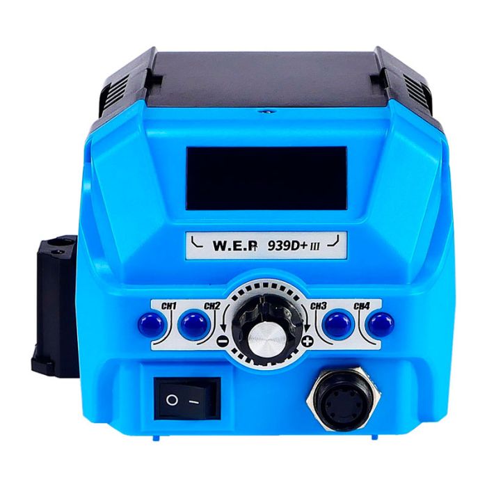 Паяльна станція WEP 939D+ III паяльник / 200-480°C / 4 канали пам'яті / 110 Вт