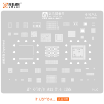 Трафарет BGA Amaoe A11 для iPhone 8 / 8 Plus / X все микросхемы (0.12mm V2.0 / V4.0)
