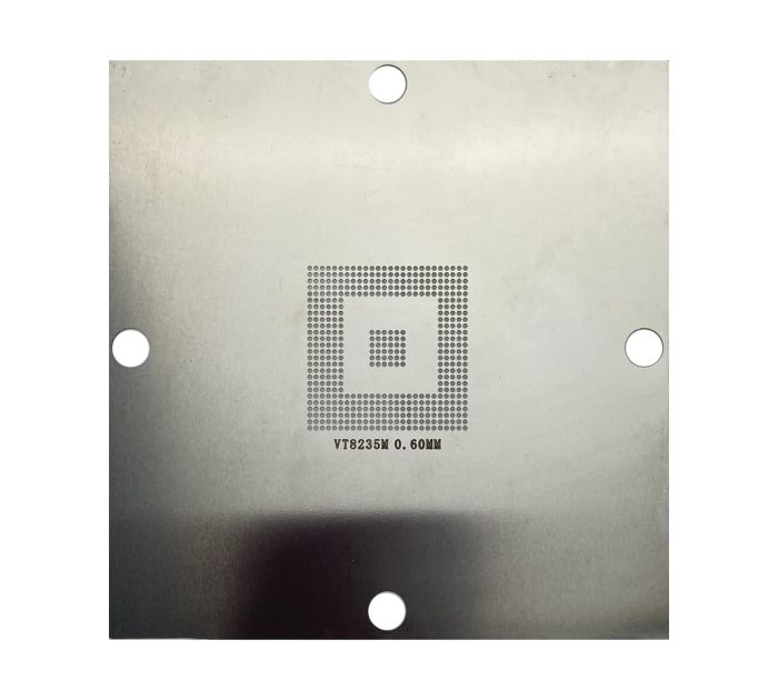 Трафарет BGA прямого нагріву VT8235M (0.60 mm) 90 x 90 mm