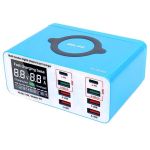 Быстрое зарядное устройство + беспроводная зарядка RELIFE RL-304S 4xUSB/2xUSB Type-C PD3.0/2xUSB QC3.0/ 100W