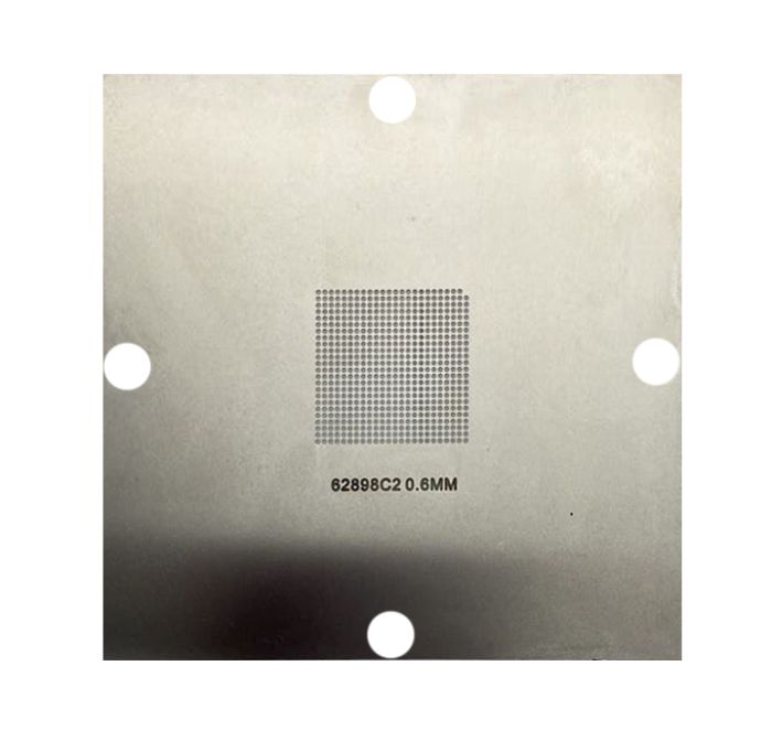 Трафарет BGA прямого нагріву 62898C2 (0.60 mm) 90 x 90 mm