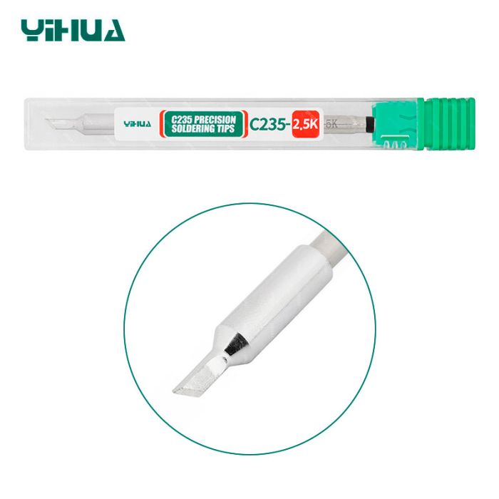 Жало, наконечник YIHUA C235-2.5K / для паяльника YIHUA / WEP 928D-IV