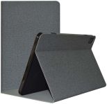 Чехол книжка для планшета Blackview Tab 16 / подставка / силиконовая основа / серый
