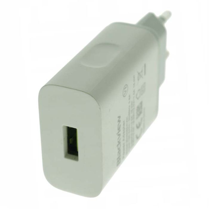 Зарядний пристрій Blackview 203008641AH / 1 USB / 2A / 9V / Quick Charge / 18W
