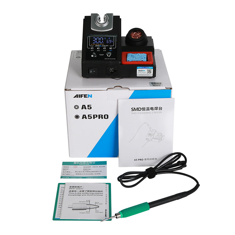 Паяльна станція прецизійна Aifen A5 Pro паяльник C210 повна комплектація