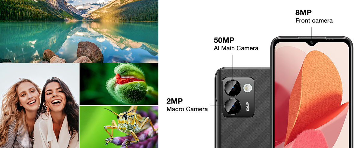 Doogee N50 Pro — основная камера 50 МП, фронтальная 8 МП и макрокамера