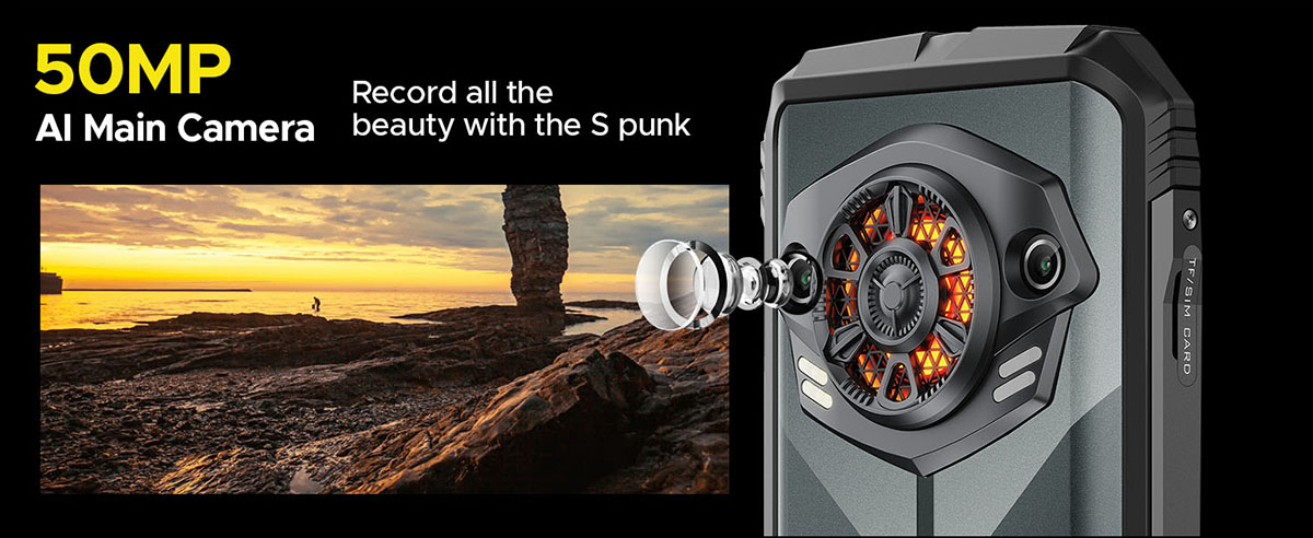 DOOGEE S Punk — основна камера 50 Мп з AI-обробкою