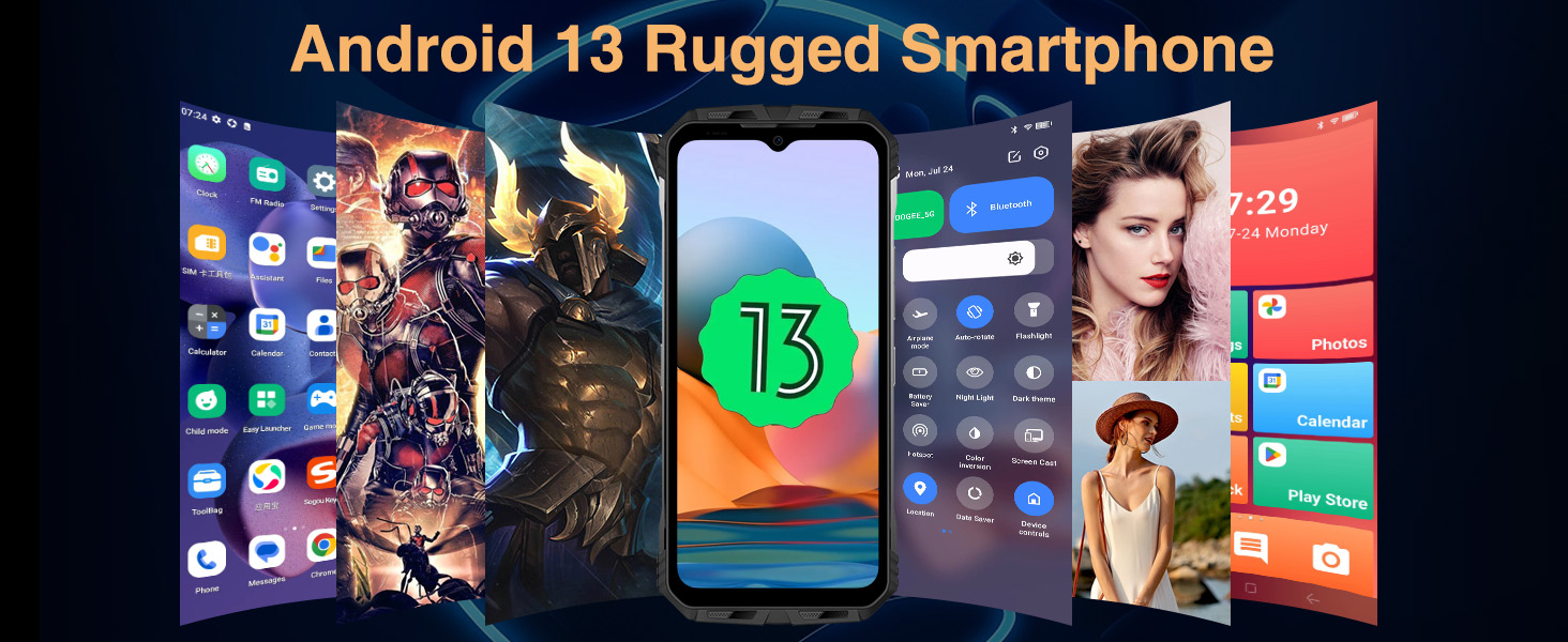 DOOGEE S110 Android 13 защищённый смартфон