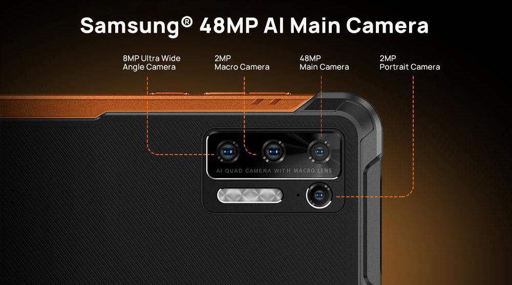 DOOGEE S97 Pro — основная камера Samsung 48 Мп с четырьмя модулями