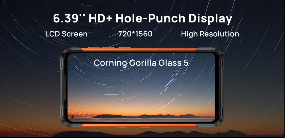 DOOGEE S97 Pro — 6.39-дюймовый HD+ дисплей с защитой Gorilla Glass 5