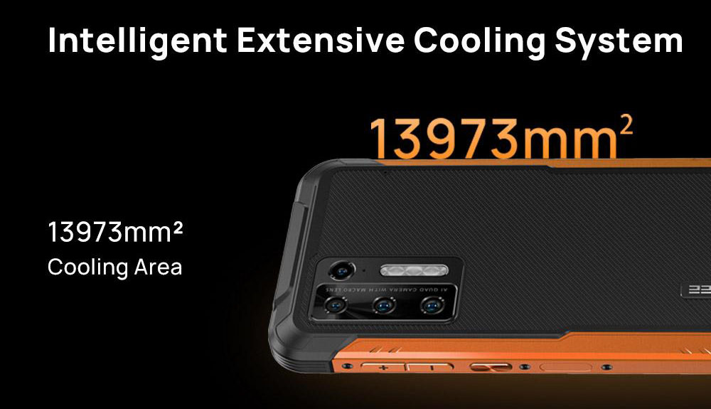DOOGEE S97 Pro — увеличенная система охлаждения с площадью 13973 мм²