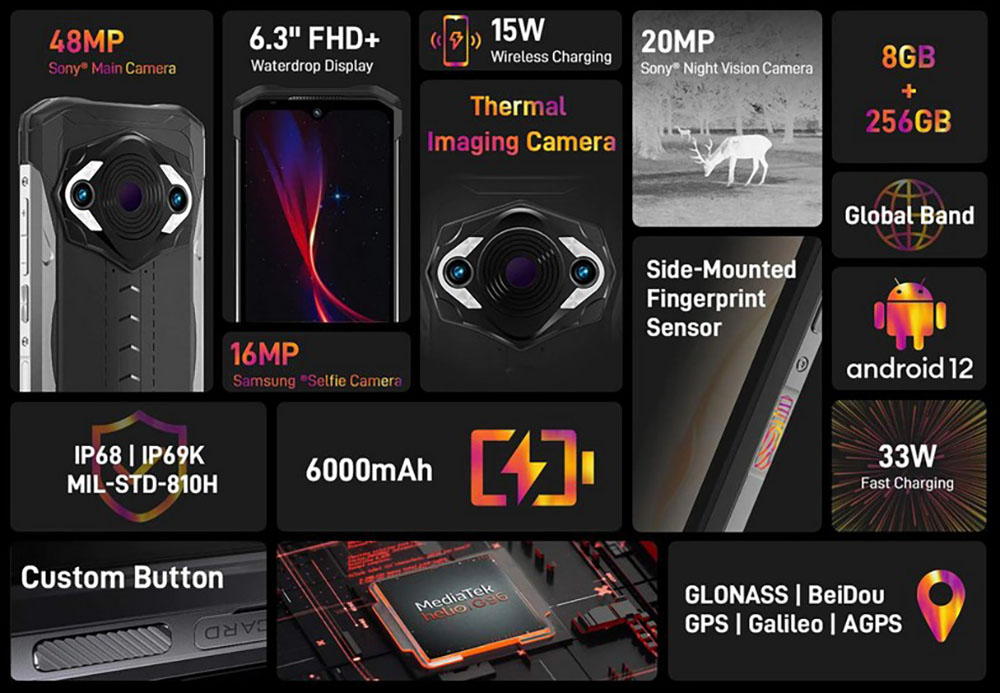 DOOGEE S98 Pro &mdash; защищённый корпус, мощная батарея и высокая производительность