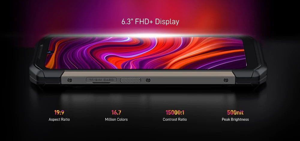 DOOGEE S98 Pro — 6,3-дюймовий FHD+ дисплей з високою яскравістю та контрастністю